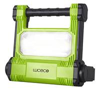 Luceco LED luce da lavoro ricaricabile con maniglia per il trasporto, 20 Watt, nero e verde