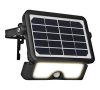Luceco LED Solar Guardian PIR Proiettore 550LM IP65 4000K Nero, 5 Watt