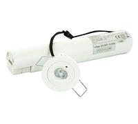 Luceco LED Tempus da incasso 3 HR non-maintained emergenza incasso 1 W 120LM aperto area ottica, bianco