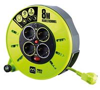 Luceco Masterplug CMG08164SL-PX Avvolgicavo da Interni, 8 m, 3000 W, 230 V