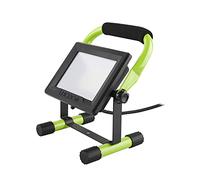 Luceco Slimline LED luce da lavoro portatile, 10 Watt, IP65, Nero e Verde