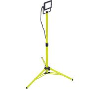 Luceco Treppiede LED a Testa Singola, Sottile, Regolabile, Multiposizione, Pieghevole, Cavo da 2,5 m, Resistente alle Intemperie, Nero/Verde, IP65, 30W, 2400lm, 5000K, EFLDTS30B50