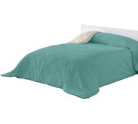 lucena cantos el calor que no pesa Lucena Cantos - Copripiumino 260 x 270, bicolore acquamarina/avorio