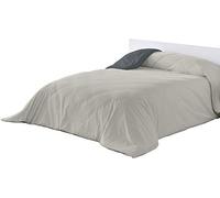 lucena cantos el calor que no pesa Lucena Cantos - Copripiumino 280 x 270, bicolore grigio/grigio chiaro