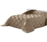 Lucena Cantos - Piumone Nordico Liscio 400 g (280 x 270, Bicolor Arena/Cioccolato)