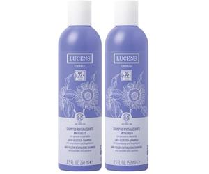 Lucens - Shampoo Rivitalizzante Anti-Giallo, Nutre e Rinforza Il Capello, Conferisce Elasticità e Setosità, Elimina I Riflessi Gialli e Dona Brillantezza - 250 ml (Confezione da 2)