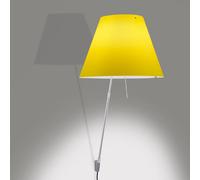 Luceplan Costanza lampada a parete, E27 con dimmer touch e asta telescopica, 1D13NA000020+9D1301511706, Costanza [Lampade per Interni > Lampade a Parete]