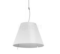 Luceplan Costanza Lampada a sospensione, paralume bianco - ø70 cm - non regolabile - con dimmer