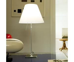Luceplan Costanza lampada da tavolo, E27 con dimmer touch e asta telescopica, 1D13N=00C020A, Costanza [Lampade per Interni > Lampade da Tavolo]