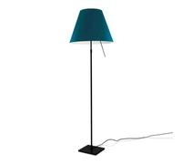 Luceplan Costanza Lampada da Terra Blu Petrolio Nero