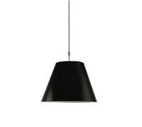 Luceplan Costanza Up/Down Lampadario Alluminio M. Nero Paralume