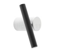 Luceplan Doi Lampada da soffitto/parete LED, bianco/nero