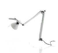 Luceplan Fortebraccio Applique Bianca Con Dimmer