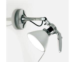 Luceplan Fortebraccio lampada a parete, E27 con interruttore on/off, 1D33NSGI00AA, D33Nsp.100 Fortebraccio [Lampade per Interni > Lampade a Parete]