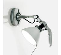 Luceplan Fortebraccio lampada a parete, E27 con interruttore on/off, 1D33NSGI00AA, Fortebraccio [Lampade per Interni > Lampade a Parete]