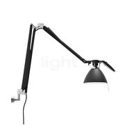 Luceplan Fortebraccio Lampada da parete, nero