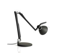 Luceplan Fortebraccio Lampada Da Tavolo Nera Con Dimmer