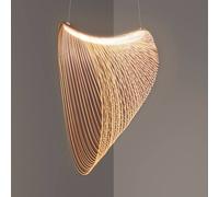 Luceplan Illan Lampada a sospensione in legno LED dimmerabile Ø 100 cm Luceplan