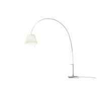 Luceplan Lady Costanza Lampada Da Terra Corpo in Alluminio, Paralume Bianco