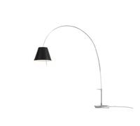 Luceplan Lady Costanza Lampada Da Terra Corpo in Alluminio, Paralume Nero