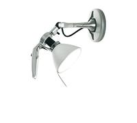 Luceplan Lampada Da Parete D33Nsp.60 alluminio Testa Ø11 P 36 cm