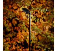 Luceplan Lampione a LED Flia, a 2 luci, nero, plastica Luceplan