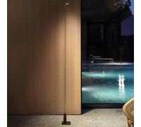 Luceplan Lampione a LED Flia, altezza 180 cm, nero, plastica Luceplan