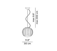 Luceplan Lita - lampada a sospensione - design David Dolcini
