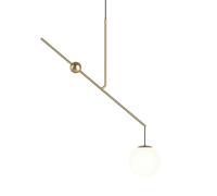 Luceplan Malamata Lampadario Ø22 Ottone