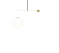 Luceplan Malamata Lampadario Ø48 Ottone