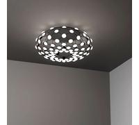 Luceplan Mesh Plafoniera Nero Ø72