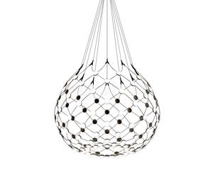 Luceplan Mesh Lampada a sospensione LED, ø80 cm - montatura 100 cm