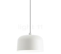 Luceplan Lampada a sospensione Zile bianco opaco, Ø 40 cm Luceplan