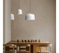 Luceplan Lampada a sospensione Zile bianco opaco, Ø 40 cm Luceplan
