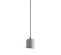 Luceplan lampada a sospensione Zile tortora opaco, Ø 20cm Luceplan