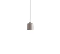 Luceplan lampada a sospensione Zile tortora opaco, Ø 20cm Luceplan