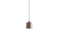 Luceplan Zile lampada a sospensione rosso mattone opaco, Ø 20 cm Luceplan