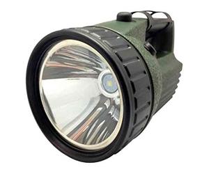 luceQuadra EXTREME LED TORCIA WATERPROOF IP44 LED 10W E018 CFG, nero/verde