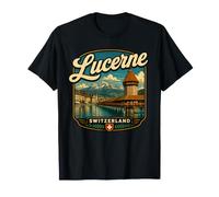 Lucerna Svizzera Lucerna Vacanze Svizzera Viaggi Maglietta