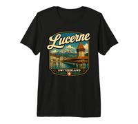 Lucerna Svizzera Lucerna Vacanze Svizzera Viaggi Maglietta Premium
