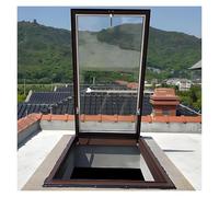 Lucernari e lucernari per tetti piani inclinati 75 x 90 cm, ideali per giardini d'inverno, illuminazione sotterranea e finestre a pozzo, migliorano la luce naturale e l'estetica