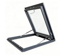 Lucernari & Finestre da Tetto Illuminazione per Tetti Inclinati e Piani Lucernario con Vetro Temperato Stratificato per Verande, Seminterrati, Soffitte(LxW 88x68cm/34.6x26.7in)