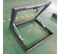 Lucernari in alluminio per Sun Room e soffitta a doppio strato isolato coperture per tetti inclinati/design piatto 80 x 60 cm (31,5 x 23,6 pollici) migliorano la luce naturale e l'efficienza