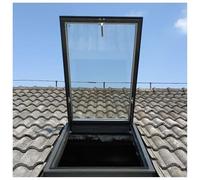 Lucernario con doppio strato in alluminio temperato per una maggiore luce naturale in loft e case in legno - Soluzione perfetta per il turismo