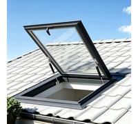 Lucernario Con Vetro Temperato, Sportello Di Sicurezza A Filo Tetto Per Accesso, Coperchi Per Lucernari Da Soffitta, Per Case, Uffici, Fabbriche E Hotel(78 * 98cm/30.7 * 38.6in)