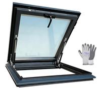 Lucernario di alta qualità per soggiorno e veranda, a risparmio energetico, per portello ventilato per piccole case (L60 x W85 cm) - Illumina il tuo spazio!