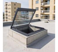 Lucernario e Tetto in Lega di Alluminio con Doppio Strato Isolante, Adatti per mansarde e verande, Dimensioni 60x100 cm (23,6x39,4 Pollici) - efficienti dal Punto di Vista energetico ed este