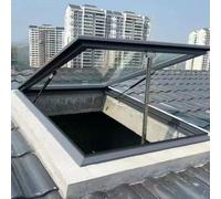 Lucernario elettrico impermeabile personalizzabile per tetto, mansarda e cantina, 100 x 90 cm, perfetto per la ventilazione della luce naturale e l'efficienza energetica