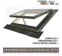 Lucernario / Finestra per tetto - CLASSIC VASISTAS 75x38 (Bonus Fiscali) CE