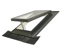 Lucernario, Finestra per tetto CLASSIC VASISTAS | Doppio vetro | Accesso al tetto | Made in Italy (55x98 Base x Altezza)